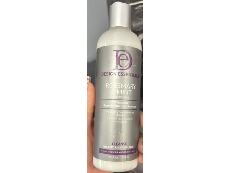 Design Essentials Stimulating Super Moisturizing Shampoo, Rosemary & mint, 12 fl oz/345 mL