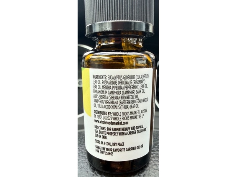 365 by Whole Foods Market Eucalyptus & Rosemary Essential Oil, 0.5 fl oz/15 mL