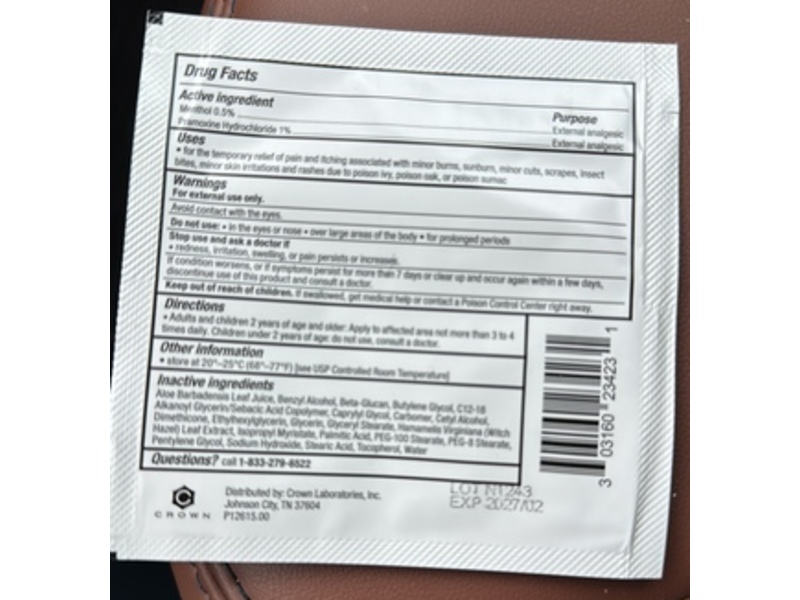 Sarna Calm + Cool Anti-Itch Lotion, 0.17 fl oz/5 mL