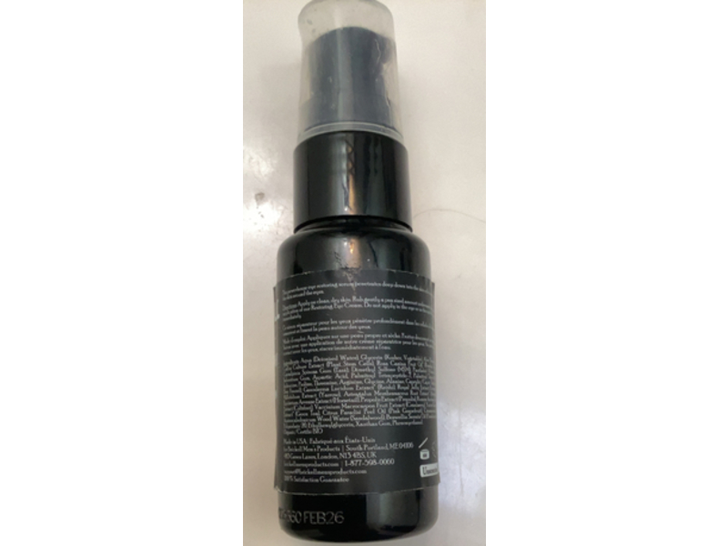 Brickell Men's Restoring Eye Serum Treatment, Hyaluronic Acid+Peptides & Vitamin C, 0.65 oz/19 mL