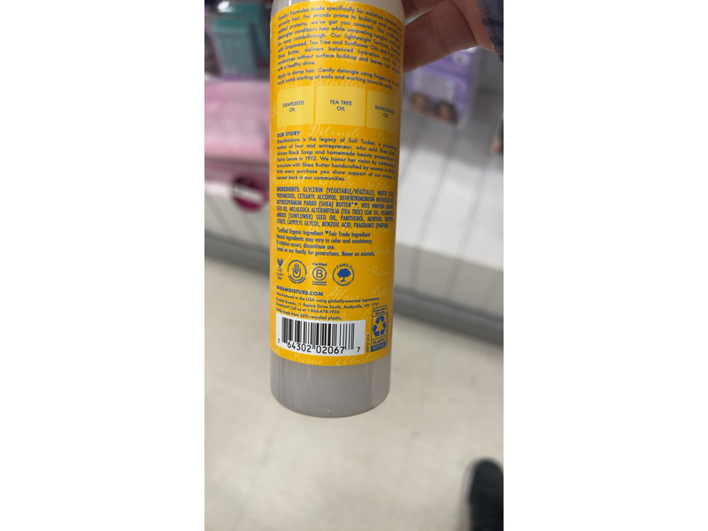 SheaMoisture Weightless Hydrating Hair Detangler 8 oz