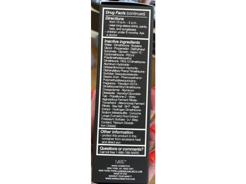 Nars Pure Radiant Tinted Moisturizer, SPF 30 Cuzco, 1.9 oz/50 mL