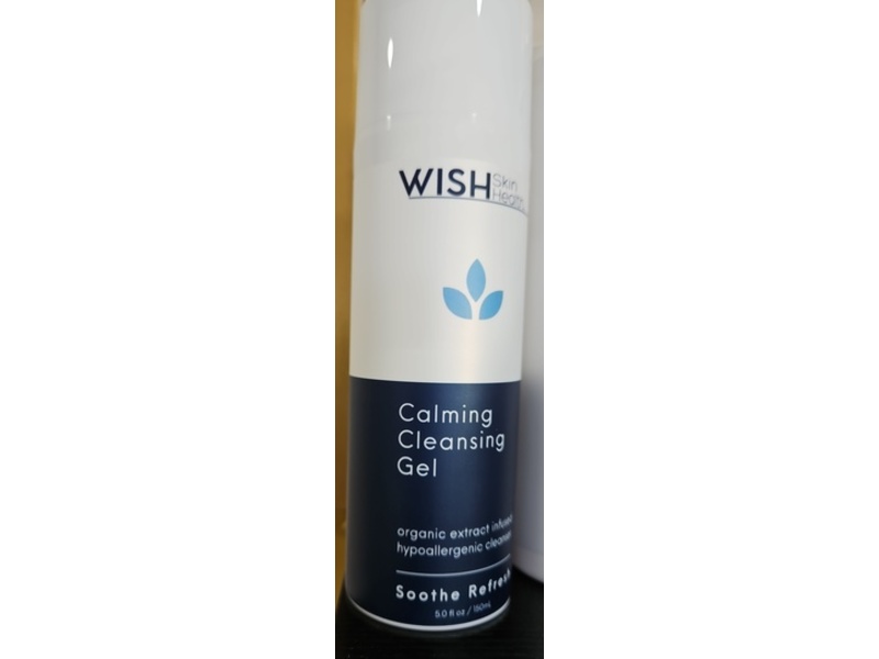 Wish Skin Helath Calming Cleansing Gel, Soothe Refesh, 5.0 fl oz/150 mL