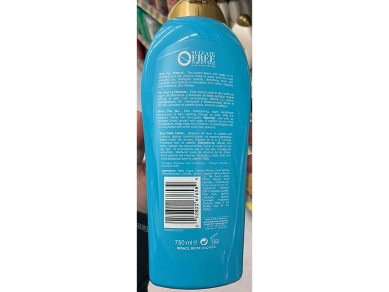 Ogx Extra Strength Hydrate & Repair + Argan Oil of Morocco Conditioner, 25.4 fl oz/750 mL