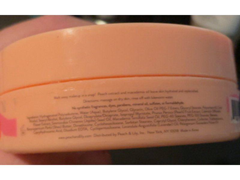 Peach Slices Peach Pudding Makeup Cleanser, Dissolve & Hydrate,100 mL