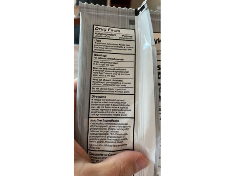 Sage Comfort Shield Barrier Cream Cloths, 3 Count