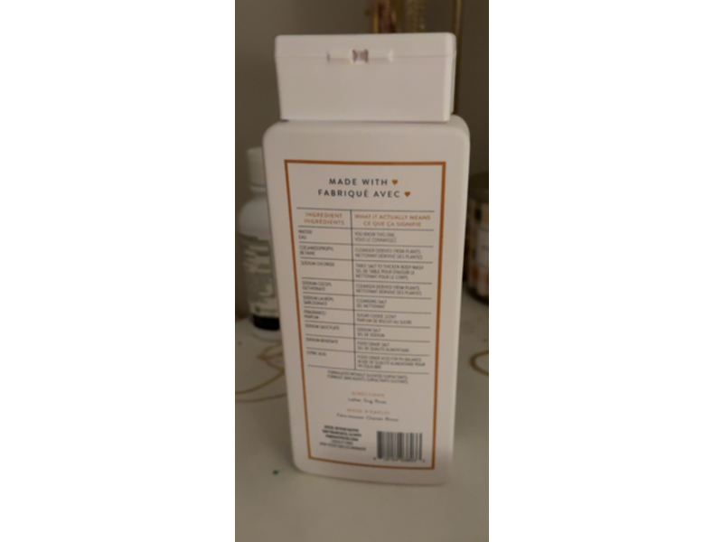 Native Body Wash, Sugar Cookie, 18 fl oz/532 mL