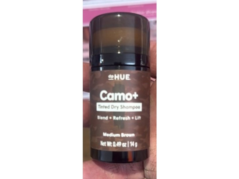 dpHue Camo+ Tinted Dry Shampoo, Medium Brown, 0.49 oz/14 g