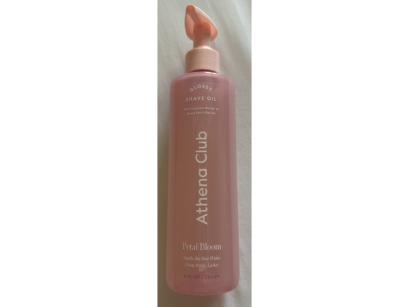 Athena Club Glossy Shave Oil, Petal Bloom, 8 fl oz/236 mL