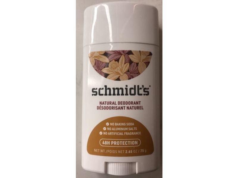 Schmidt's Natural Deodorant, Vanilla + Oat Milk, Sensitive, 2.65 oz/75 g