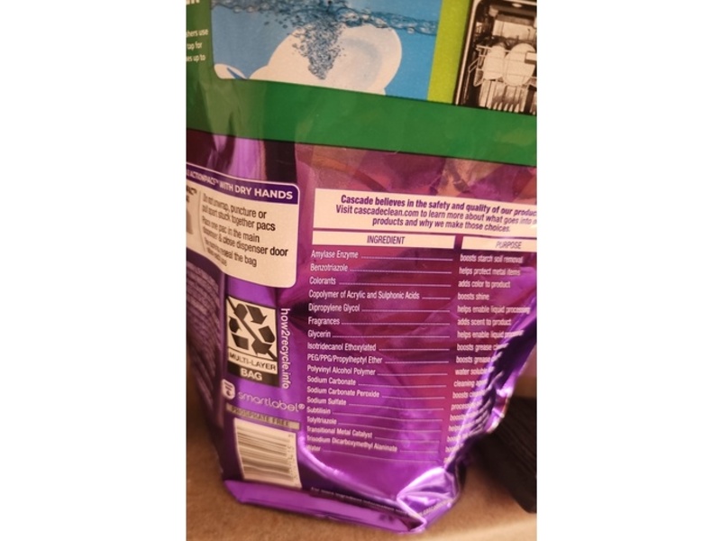 Cascade Power Of Bleach Platinum Plus Dishwasher Pods, Mountain Scent, 24 count