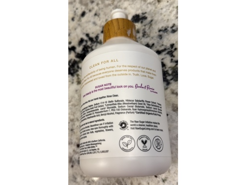 Raw Sugar Simply Hand Wash, Hibiscus + Island Fruit, 16.9 fl oz/500 mL