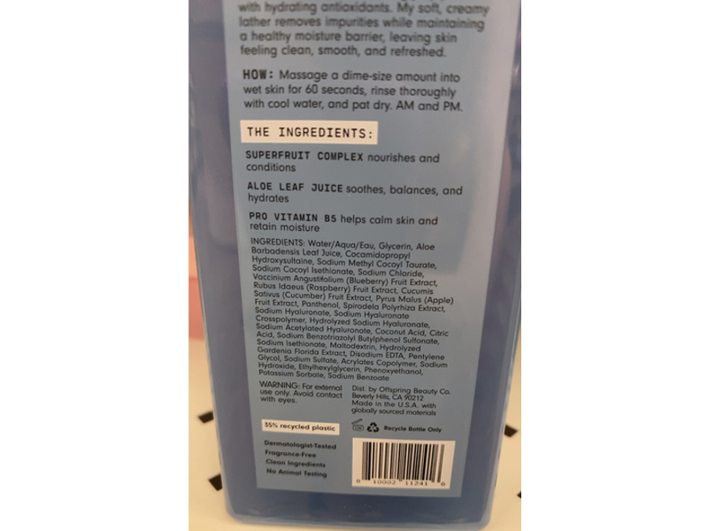 Versed The Purist Antioxidant Cleanser, 6 fl oz/177 mL