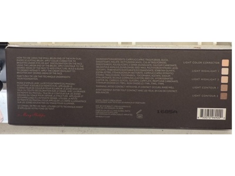 m.ph Underpainting Face Palette, Light, 0.42 oz/12 g