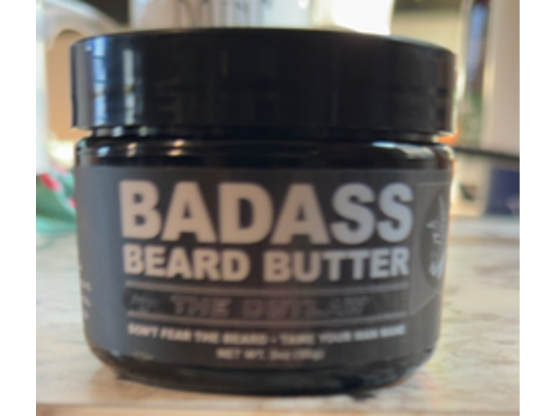 Badass The Outlaw Beard Butter, 3 oz/85 g