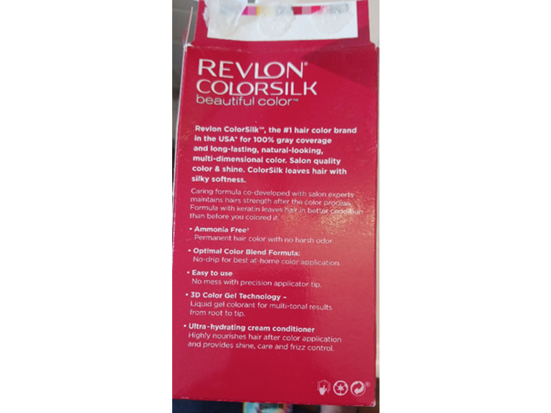 Revlon Colorsilk Beautiful Color Long - Lasting Multi - Dimensional Color, 30 Dark Brown, 1 Application
