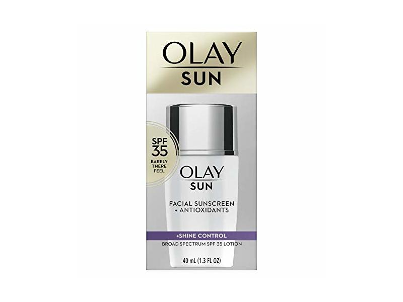 Olay Sun Facial Sunscreen + Shine Control, SPF 35, 40 mL