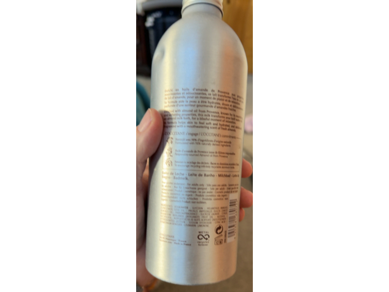 L'occitane En Provence Almond Milky Bath, Almond Milk, 16.9 fl oz/500 mL
