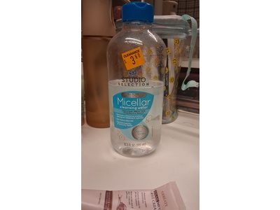 Studio Selection All-In-One Waterproof Micellar Cleansing Water, 13.5 fl oz/399 mL