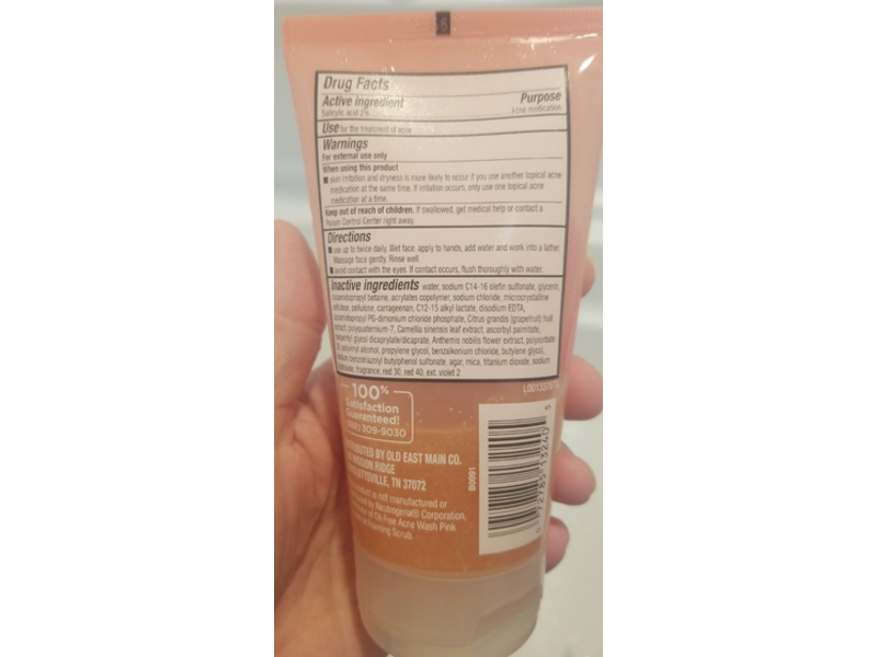 Studio Selection Acne Scrub, Pink Grapefruit, 4.2 fl oz/124 mL