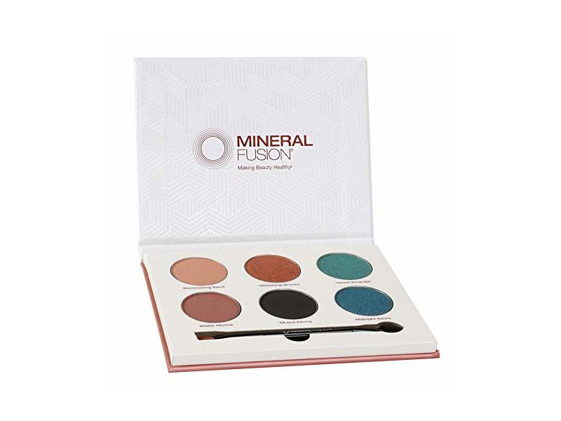 Mineral Fusion, Limited Edition Velvet Eye Shadow Palette, Multi Colors, 1 Count