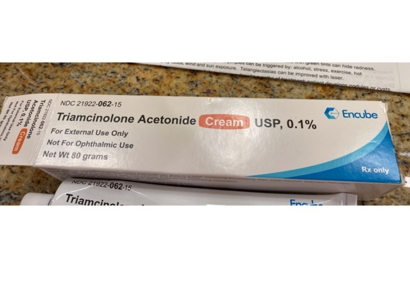 Triamcinolone Acetonide Cream 0.1%, 80 g, Encube (Rx)