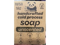 Senza Bamboo Hand Crafted Cold Process Soap, Unscented, 4.8 oz/136 g - Image 3