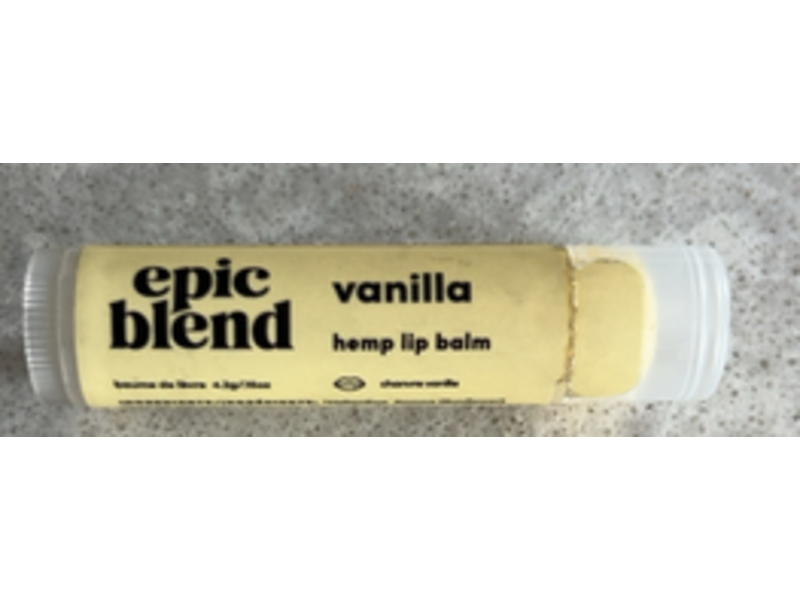 Epic Blend Hemp Lip Balm, Vanilla, 0.16 oz/4.2 g