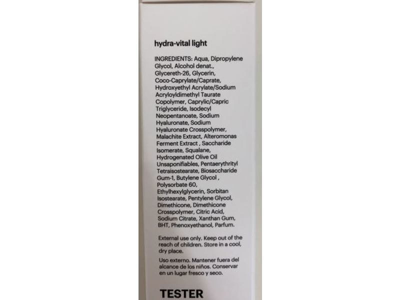 Mesoestetic Hydra Vital Light Gel Cream, 1.69 fl oz/50 mL