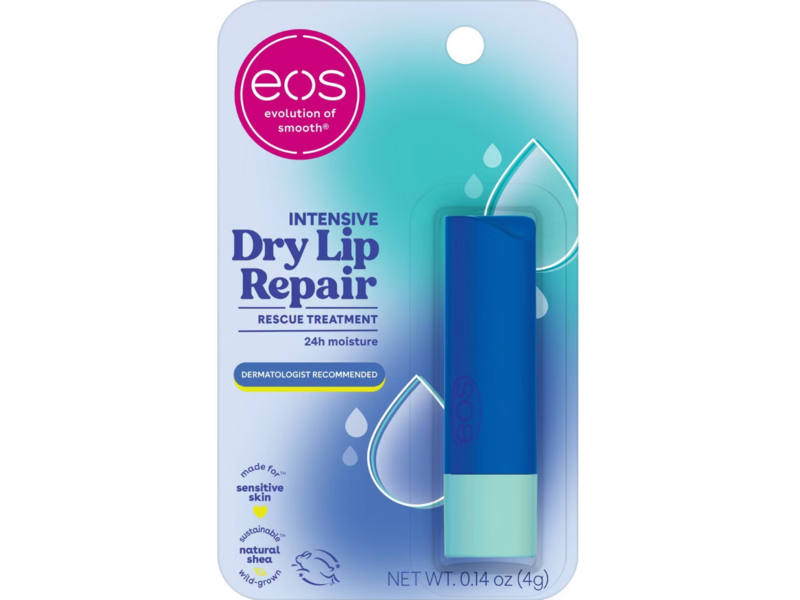 Evolution Of Smooth Intensive Dry Lip Repair Rescue Treatment, Strawberry, Hero, 0.14 oz/4 g