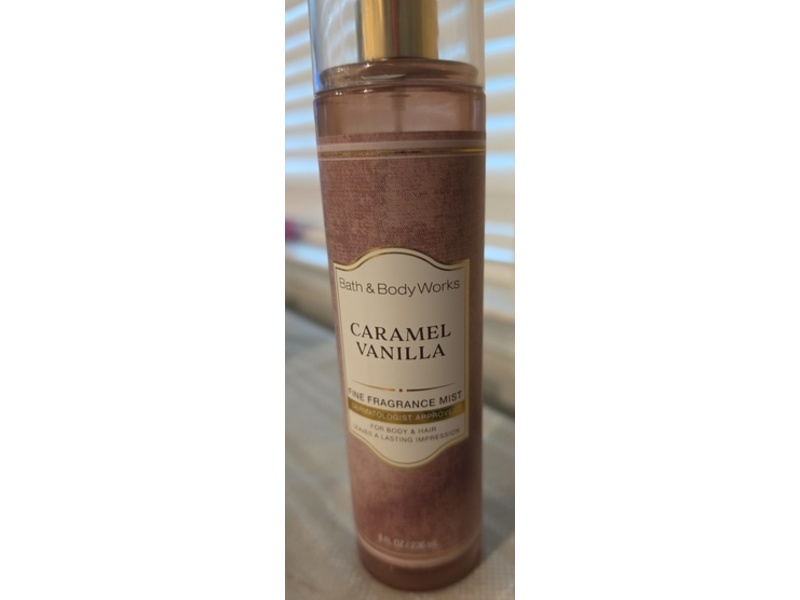 Bath & Body Works Fine Fragrance Mist, Caramel Vanilla, 8 fl oz/236 mL