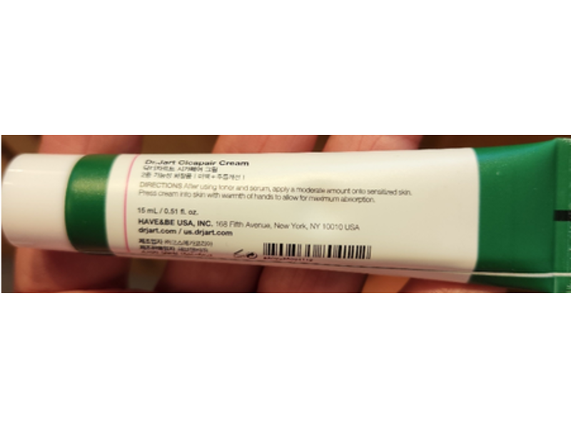 Dr.Jart+ Cicapair Cream, 0.51 fl oz/15 mL