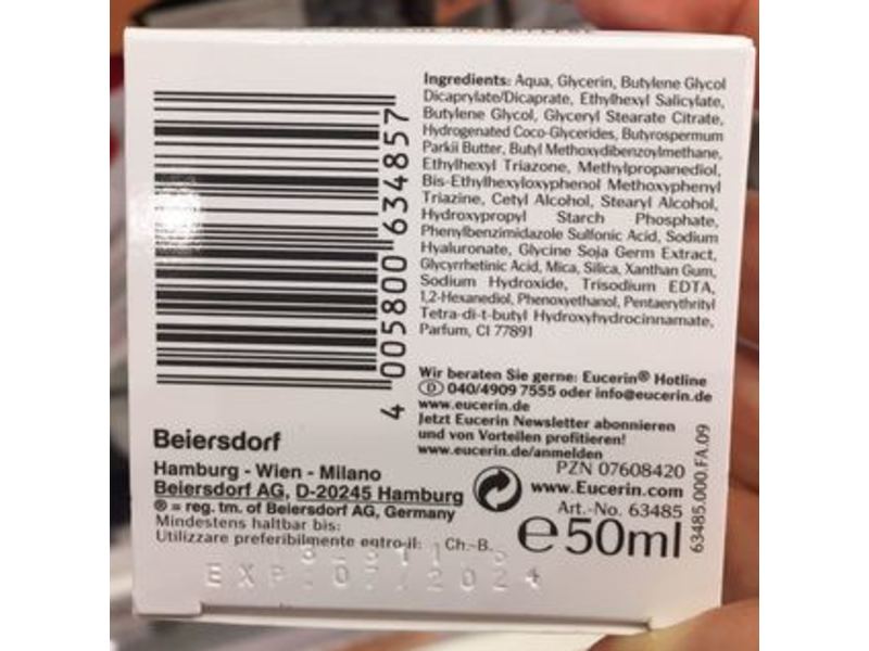 Eucerin Anti-Aging Hyaluron-Filler Day Cream, SPF 15, 50 mL