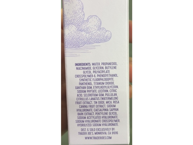 Trader Joe's Dewy Skin Serum, Niacinamide & Hyaluronic Acid, 1 fl oz/28 g