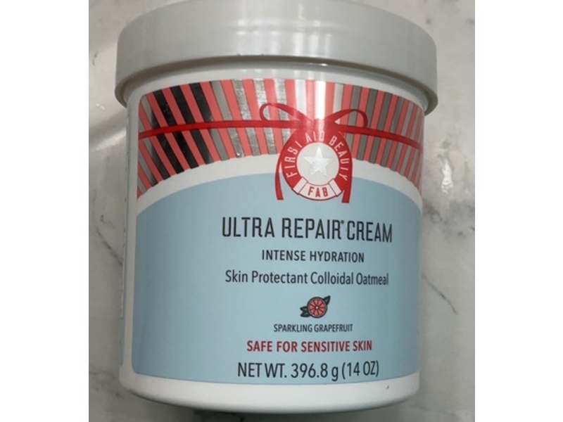 First Aid Beauty Ultra Repair Cream, Sparkling Grapefruit, 14 oz/396.8 g