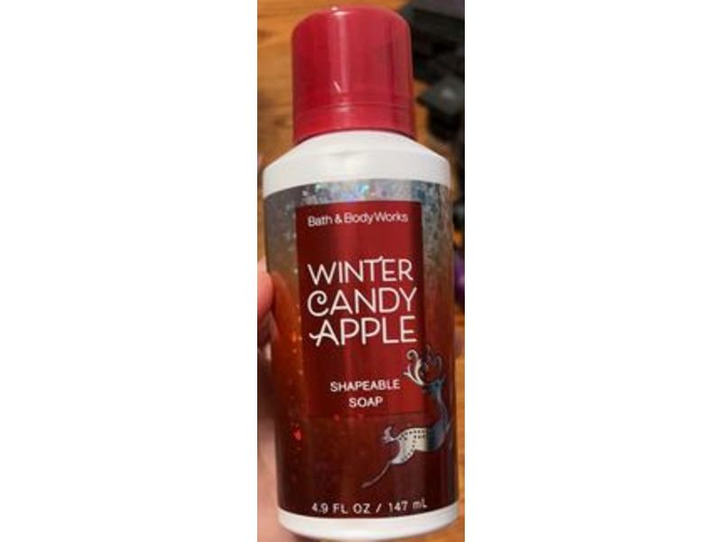 Bath & Body Works Shapeable Soap, Winter Candy Apple, 4.9 fl oz/147 mL