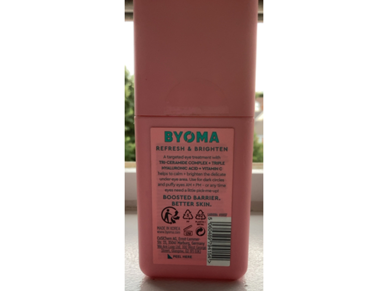 Byoma De-Puff + Brightening Eye Gel, 0.68 fl oz/20mL
