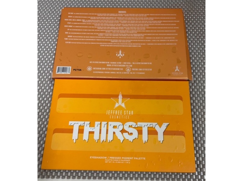 Jeffree Star Thirsty Eyeshadow/Pressed Pigment Palette, 0.069 oz/1.95 g