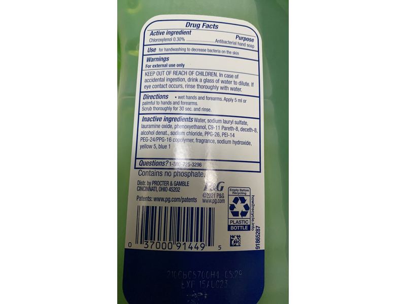 Dawn Ultra Antibacterial Hand Soap & Dishwashing Liquid, Apple Blossom Scent, 75 fl oz/2.21 L