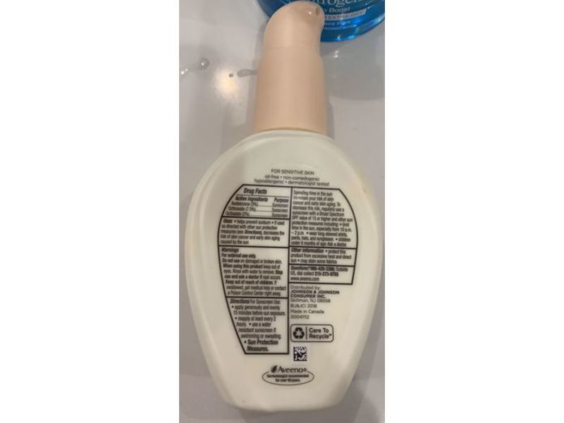 Aveeno Ultra Calming Daily Moisturizer Sunscreen, SPF 15, 4.0 fl oz/120 mL