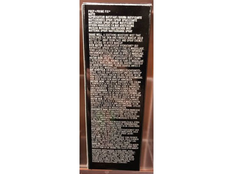 M.A.C Prep+Prime Mattifying Mist, Fix+ Matte, 3.4 fl oz/100 mL