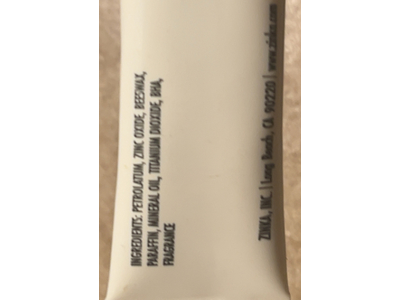 Zinka Colored Nosecoat Zinc oxide Sunblock, White, 0.60 oz/17 g