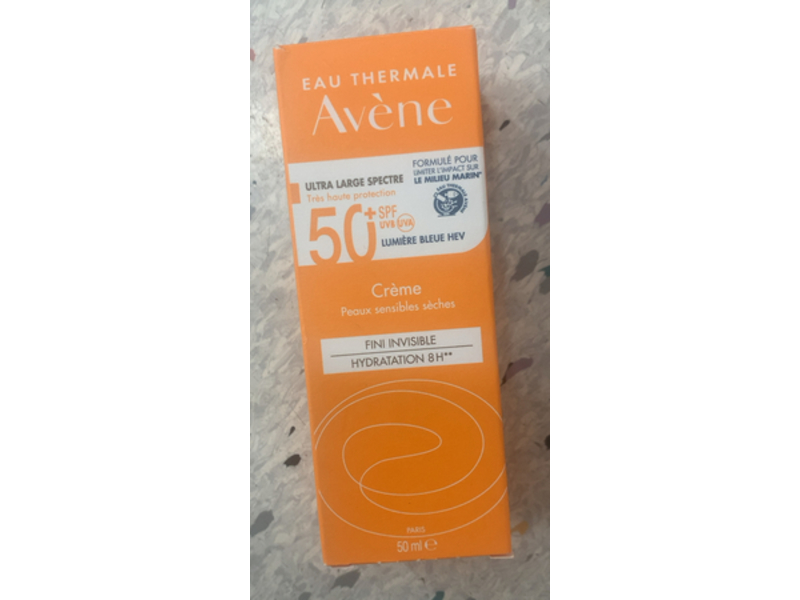 Avene Eau Thermale Invisble Finish Hydration Cream, SPF 50+, 50 mL