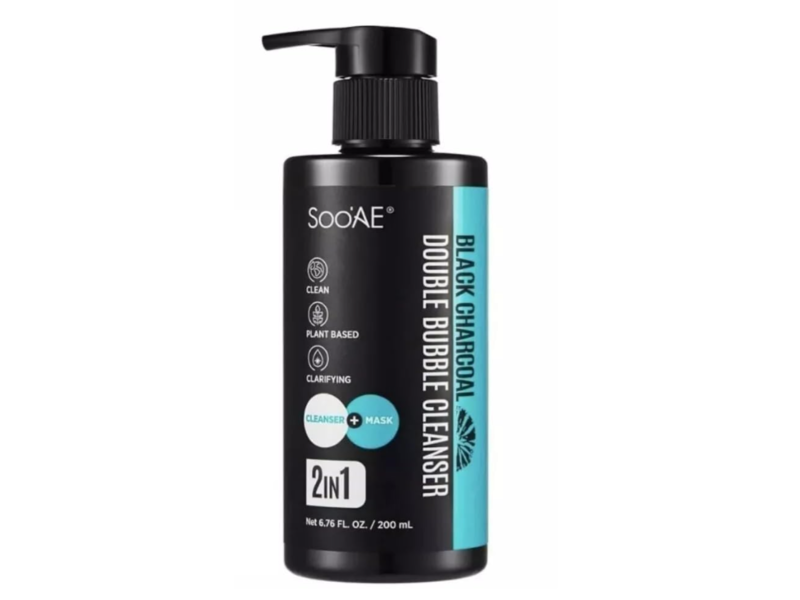 Soo'AE 2 In 1 Double Bubble Cleanser, 6.76 fl oz/200 mL, Pack Of 2