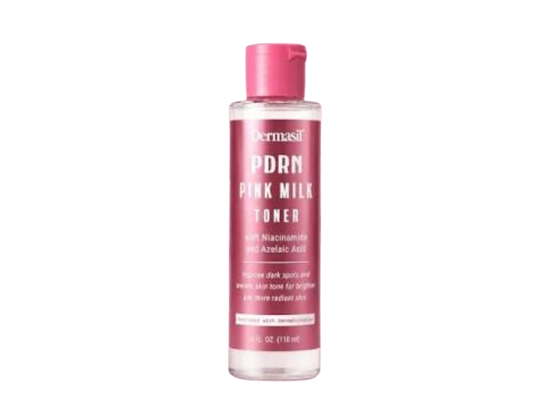 Dermasil Pink Milk Toner, PDRN, 4 fl oz/118 mL
