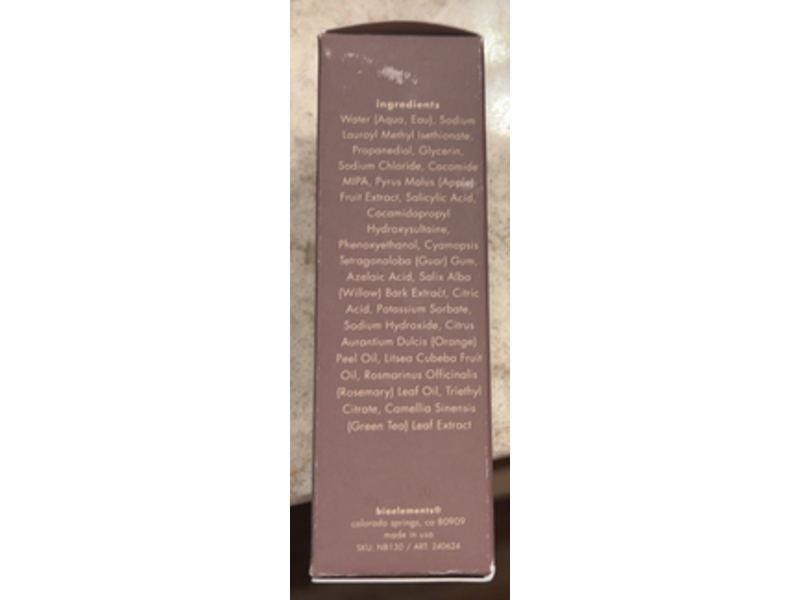 Bioelements Daily Cleansing Gel, Pore Thing, 1 fl oz/30 mL