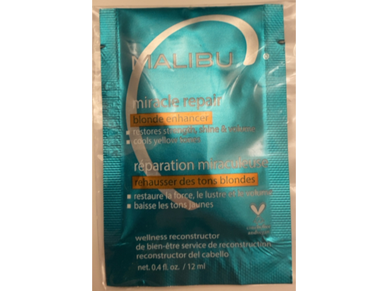 Malibu C Miracle Repair Hair Reconstructor, 0.4 fl oz/12 mL