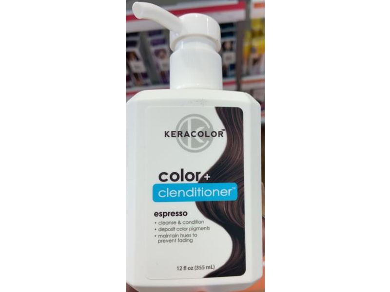 Keracolor Clenditioner Espresso Hair Dye, 12 fl oz/355 mL