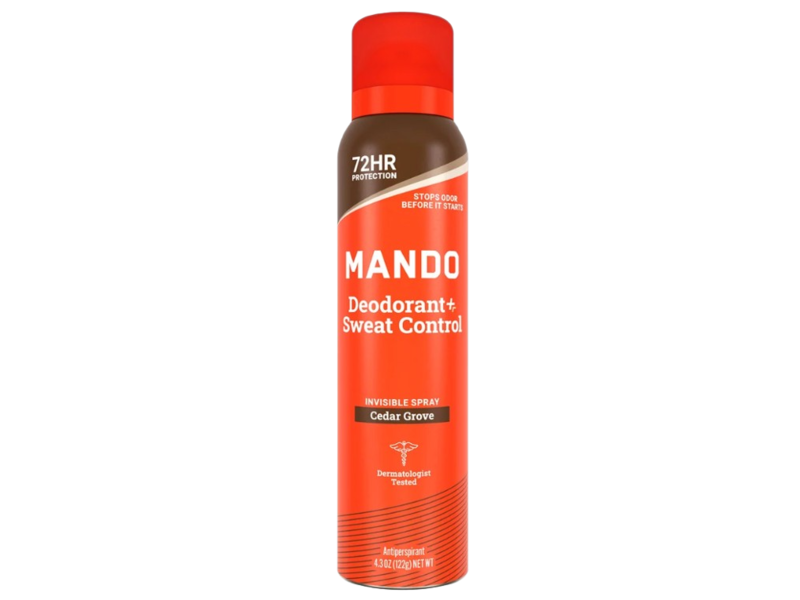 Mando Deodorant + Sweat Control Antiperspirant, Cedar Grove, 4.3 oz/122 g