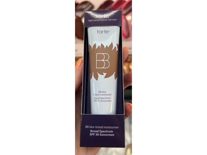 Tarte BB Blur Tinted Moisturizer Sunscreen, SPF 30, Tan-Deep, 1 fl oz/30 mL